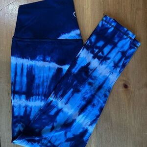 ZYIA Navy and Sky Blue Leggings
